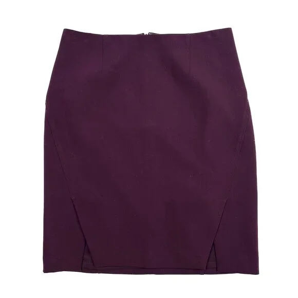 WHBM Stitched Shoulder Open Front Semi-Cropped Moto Blazer Skirt Set Size 10 - Picture 4 of 16